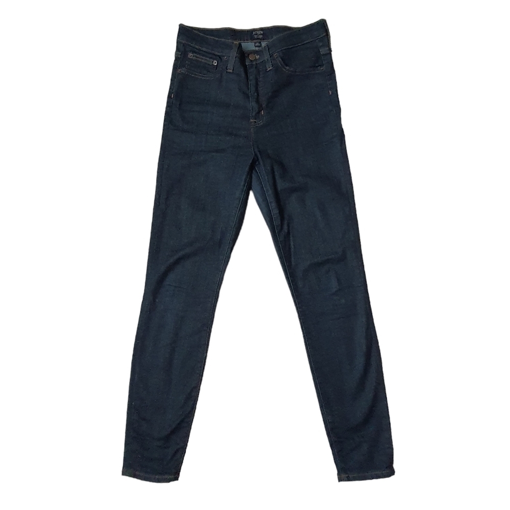 J. Crew High Rise Skinny Jeans Dark Blue Womens Size 29
